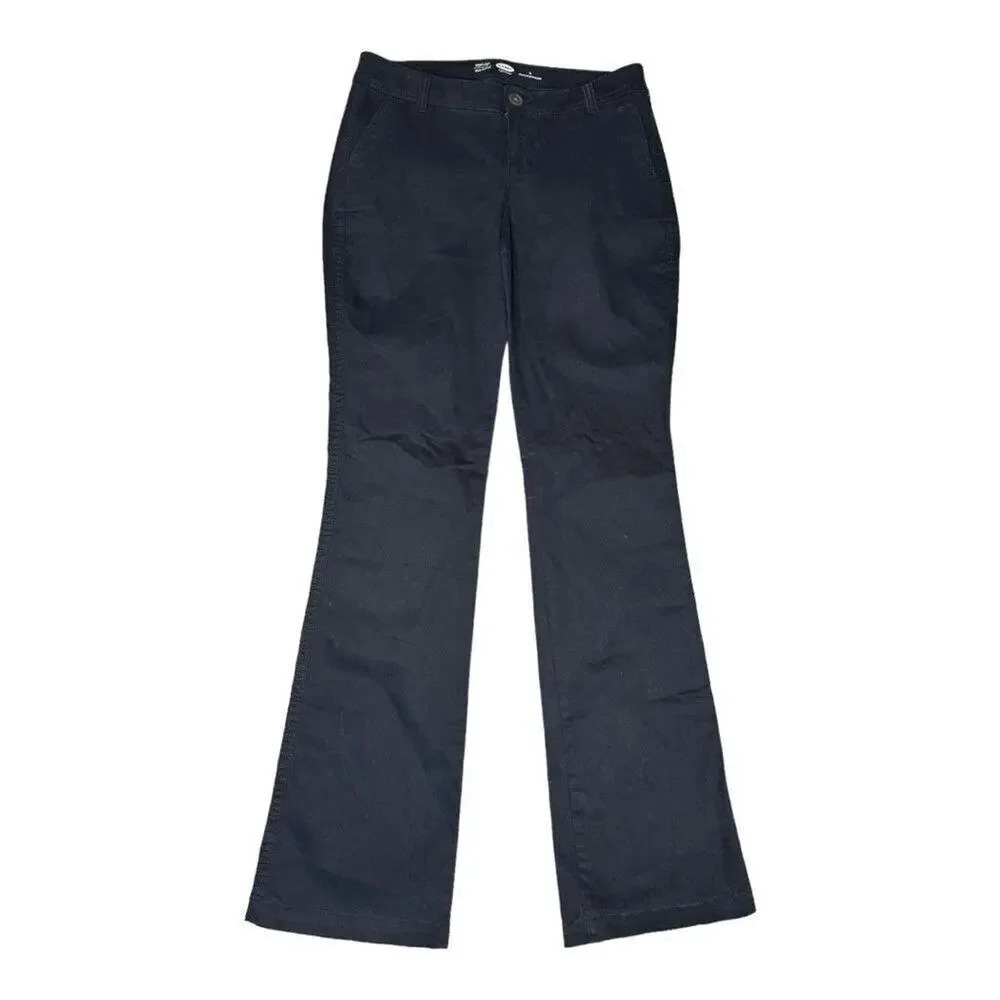 NEW Old Navy Size‎ 4 Regular Black Bootcut Stretchy Jeans NWT